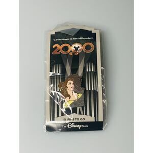 Disney Countdown to the Millennium Belle & Beast Collector Pin #52